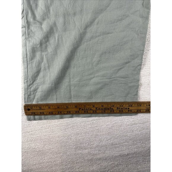 A New Day Linen Blend Wide Leg Drawstring Pocket Pants Women's Size S Beach pull - Picture 8 of 9